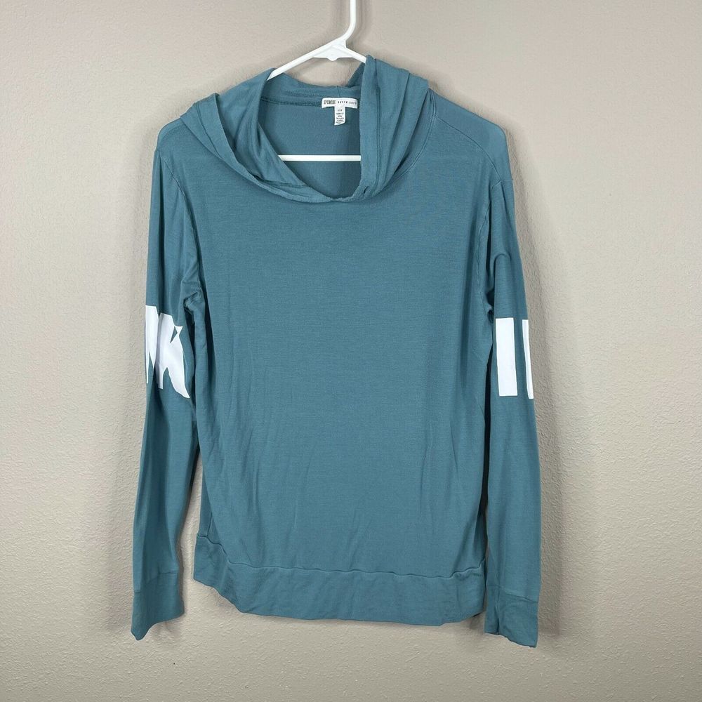 Victorias Secret PINK Womens SOFT Light Weight‎ Top Size S Blue/Green
